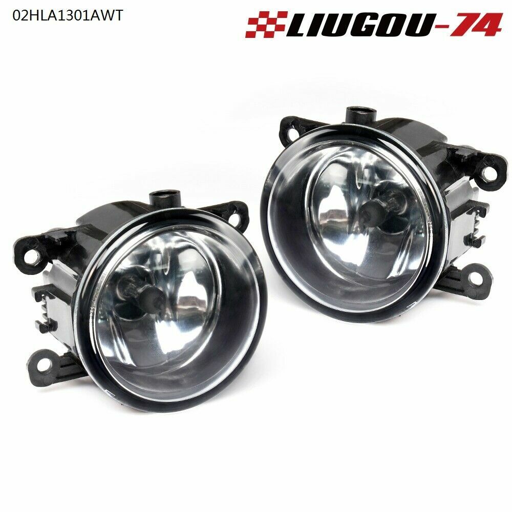Left and Right Fog Lights with H11 Bulbs fit for Acura for Honda for Suzuki - v