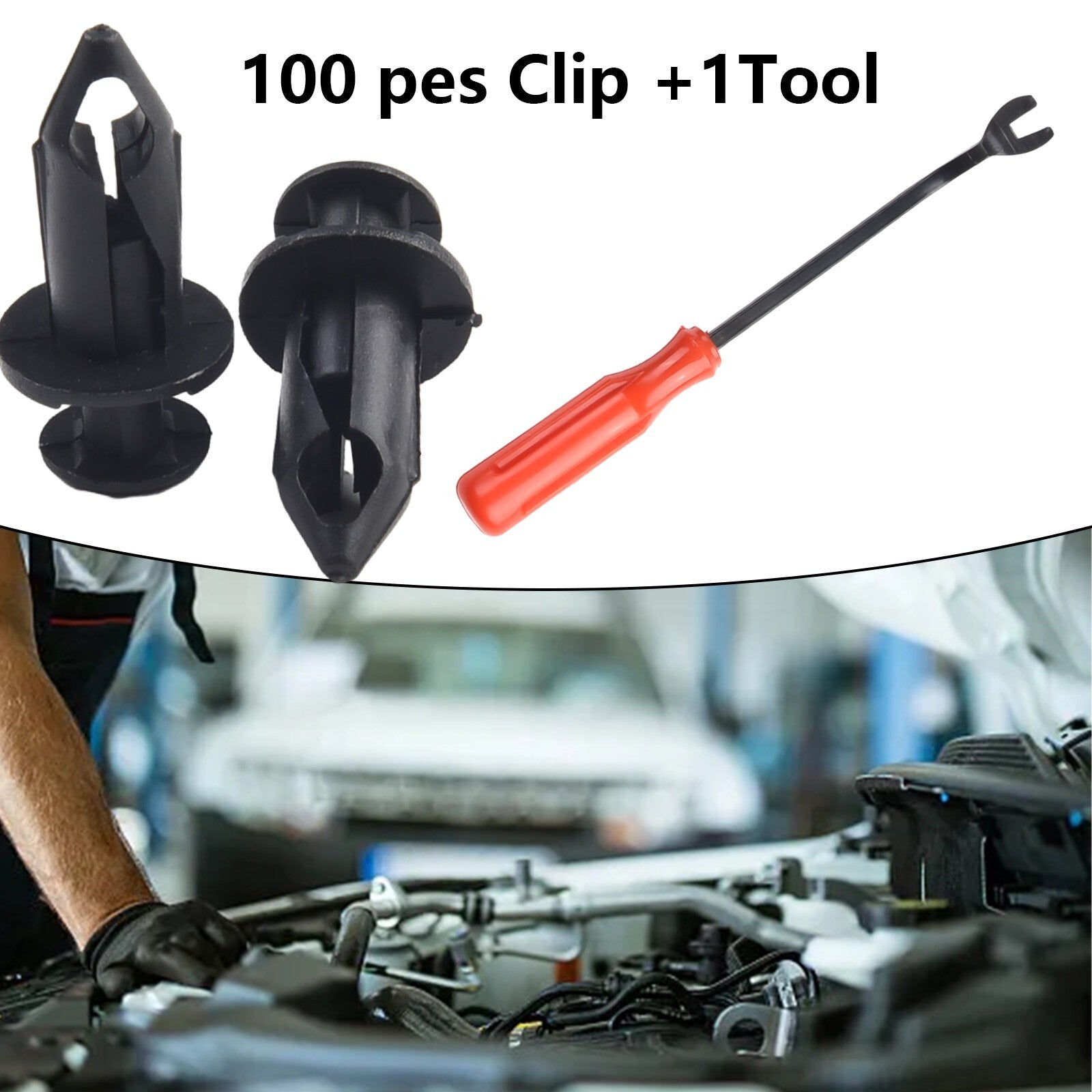 1pcs Fender Clips Body Rivets W/ Tool for TRX 680/650/500