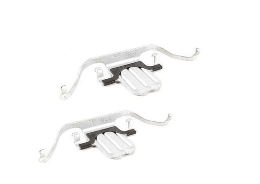 2 piece Front Anti Spring Brake Pads Clip for E60 E81 E84 E87 E88 E89 E90 v