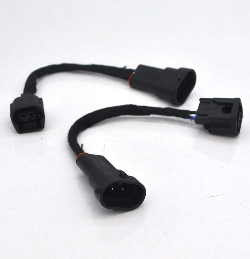 2x Halogen to LED Foglight Plug and Play Adaptor cable for Honda accord 4dr H8 v