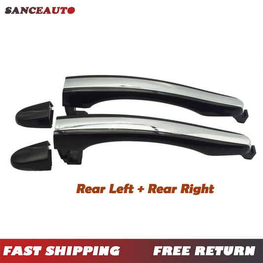 2-piece set of exterior door handles, left rear, for Hyundai Azera 2006-2011. n