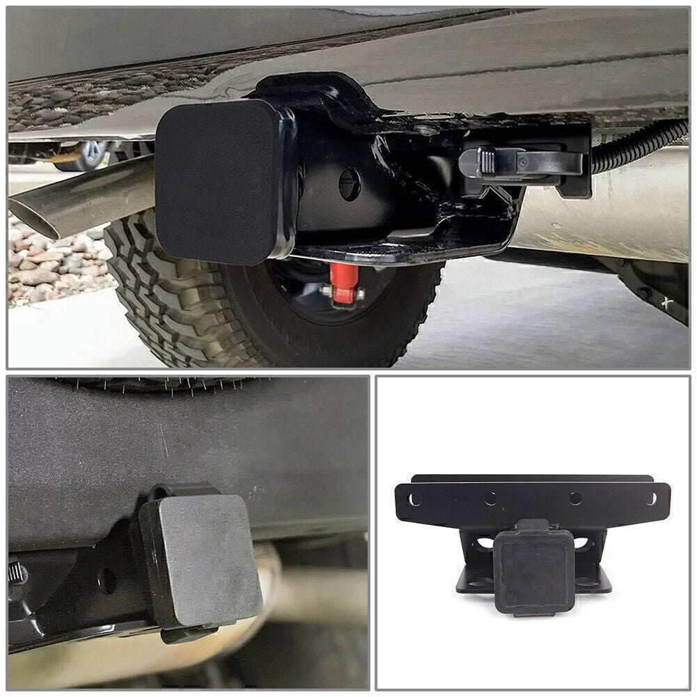 1x Tow Trailer Hitch Receiver Cover Plug Dust Cap Fit for Jeep for Wrangler JK JL Q