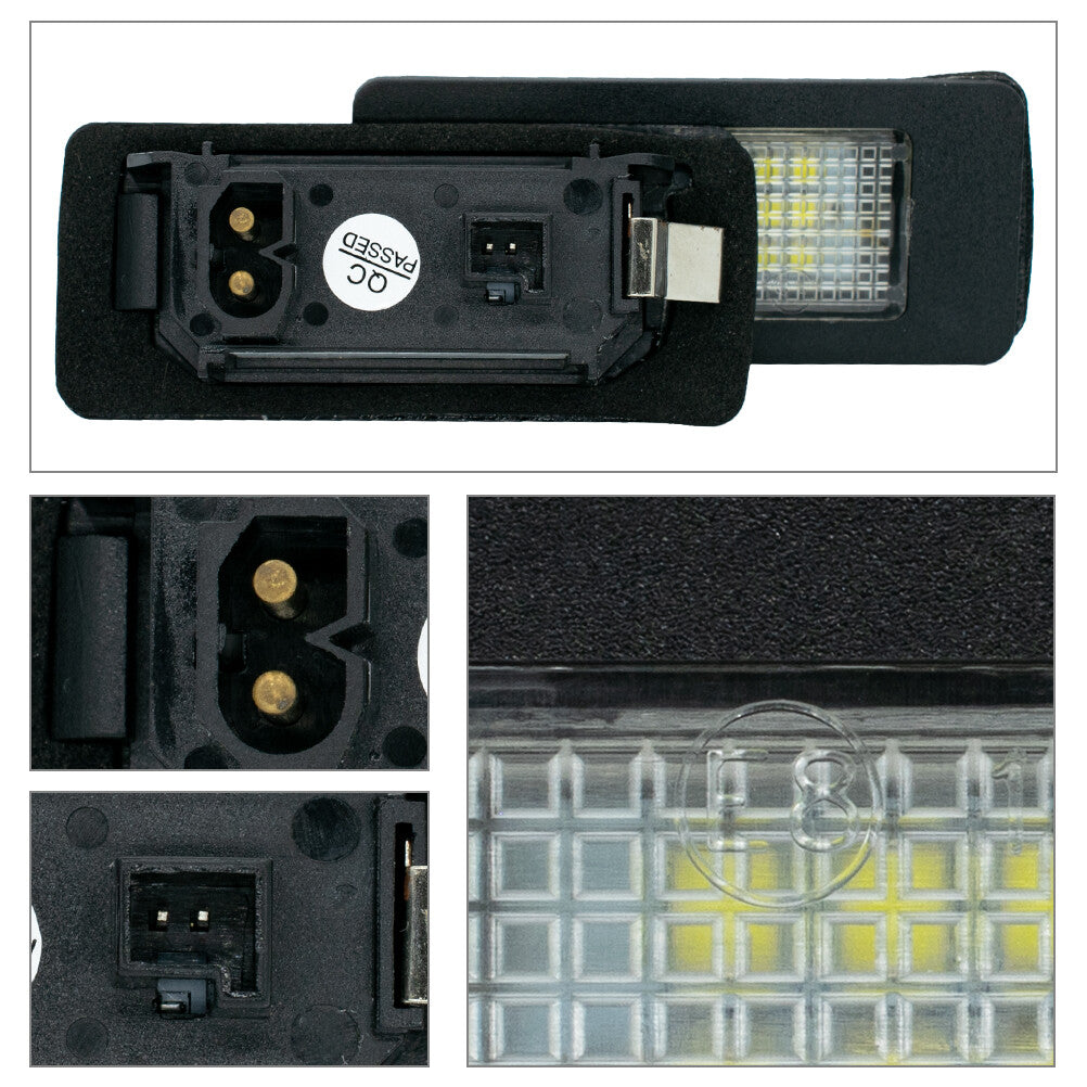 for BMW LICENSE NUMBER PLATE UPGRADE NO ERROR LIGHTS BULBS MODULES 24-LED CANBUS Q