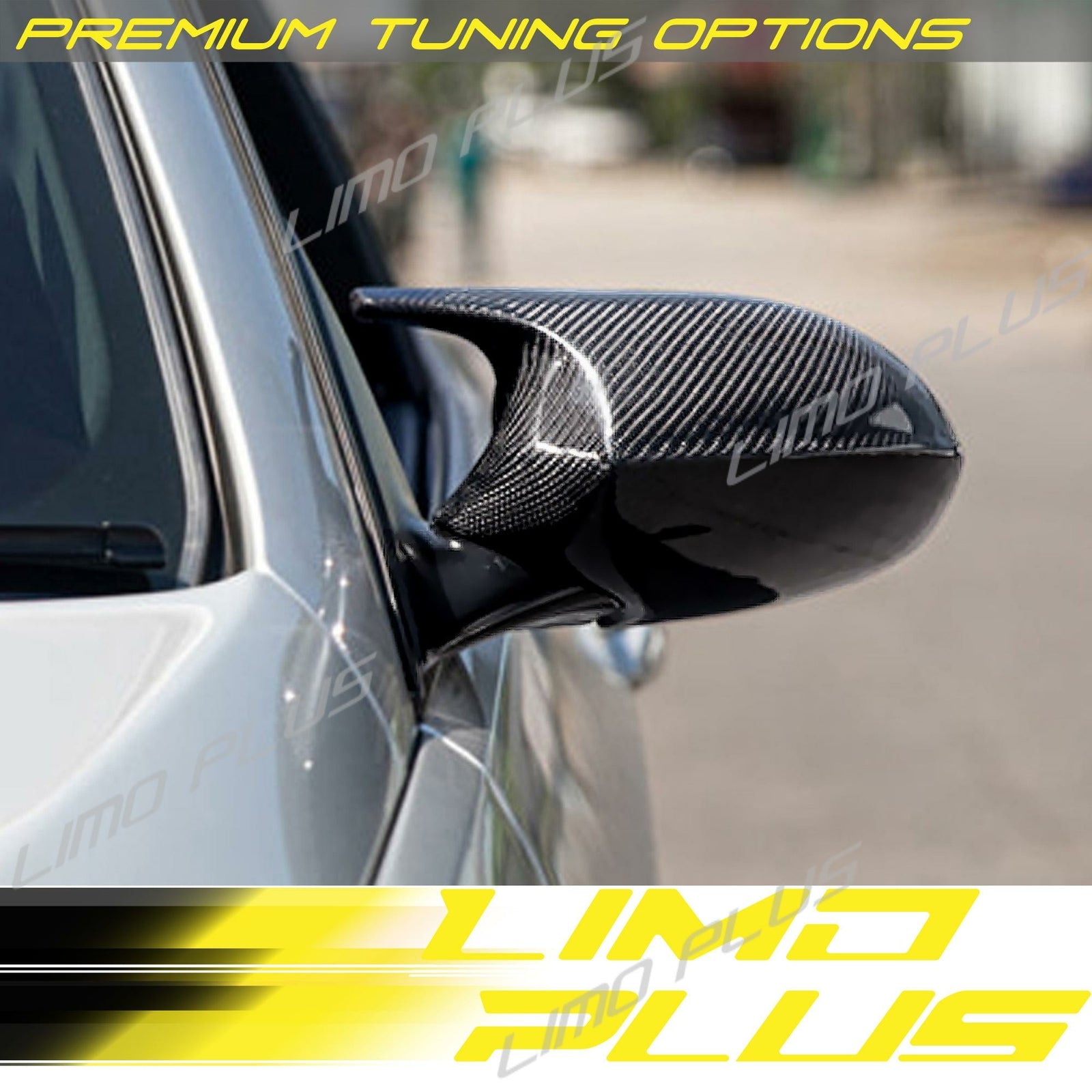 Real Carbon Fiber Side Mirror Cover Replacement for E81 E82 E88 E87 Pre-LCI v