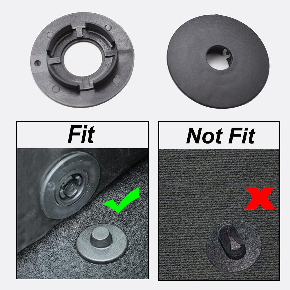 8 x car floor mats rubber mats attachments clips for VW for Audi ?KODA for SEAT holder Q
