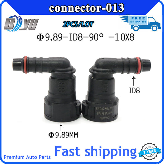  for ford  Transit Degree Plastic Female Connector Line Quick 9.89mm ID8 9.89 90 Q