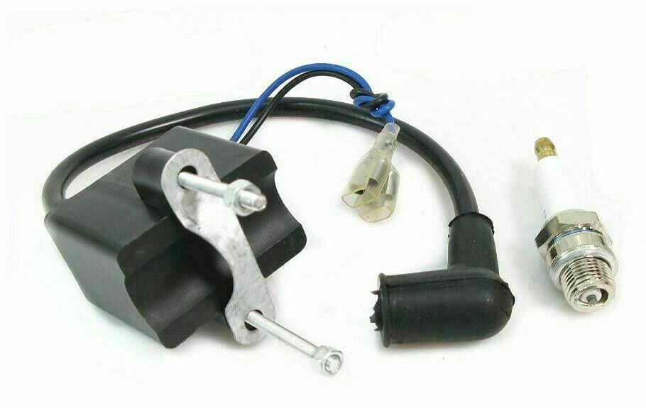 CDI Ignition Coil+ Spark Plug 49cc 60cc 66cc 80cc Engine Motorized Bicycle Bike