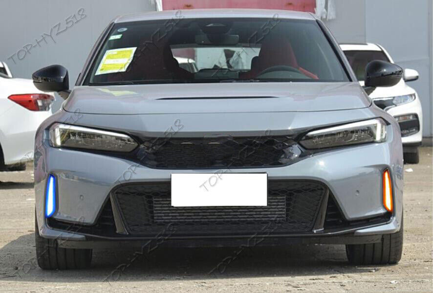 for Honda for Civic Type R 2023-2025 LED Daytime running light turn signal Fog lamp n