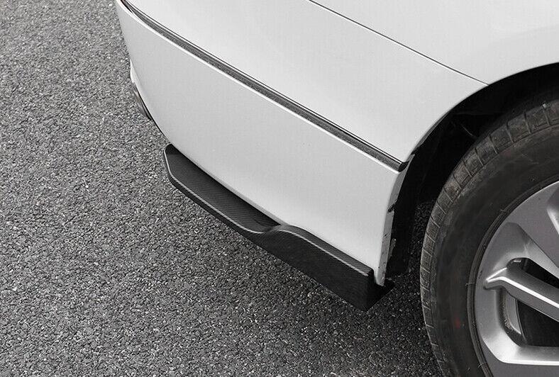 for Honda Accord 2018-2020 Rear Bumpers Lip Side Skirt Splitter 2PC Carbon Fiber