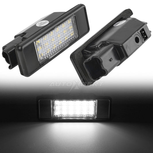 2x LED license plate light for Nissan Qashqai X-Trail license plate lighting German Q