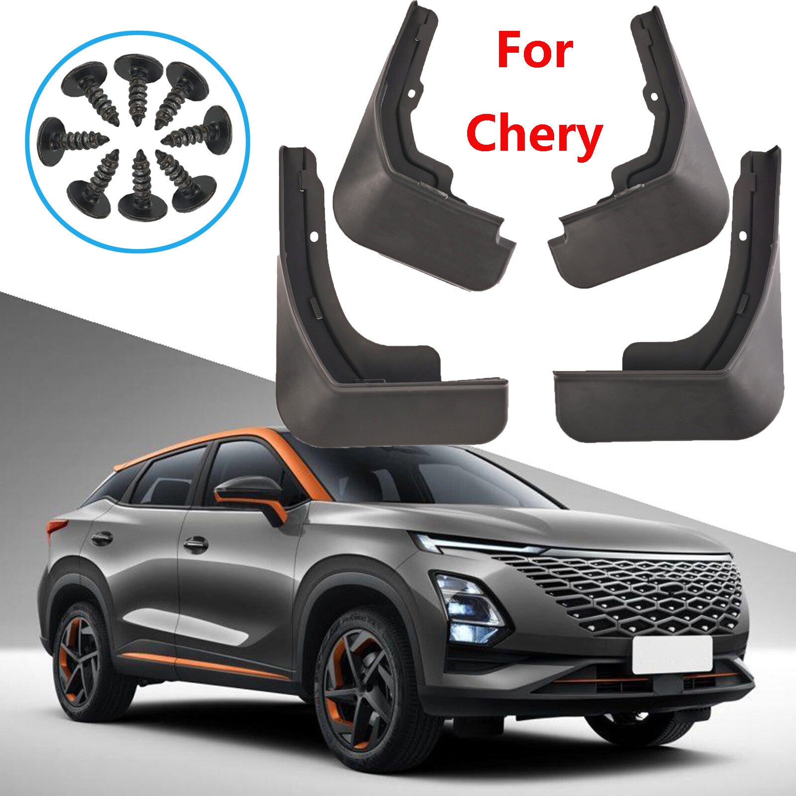 Mudguards for Chery Omoda 5 Splash Guards Mudflaps Mud Flaps Fenders 2023 2024 Q