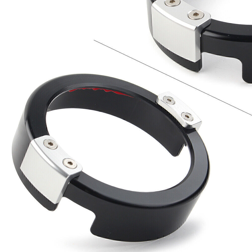 Speedometer Gauge Meter Ring Cover for Honda REBEL CMX300 2021 Black+Silver