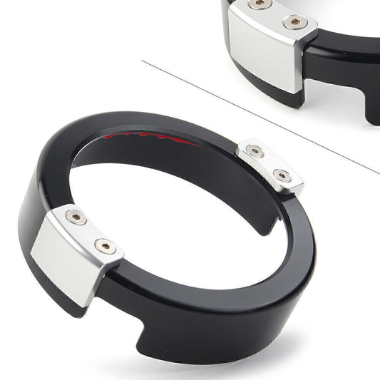 Speedometer Gauge Meter Ring Cover for Honda REBEL CMX300 2021 Black+Silver