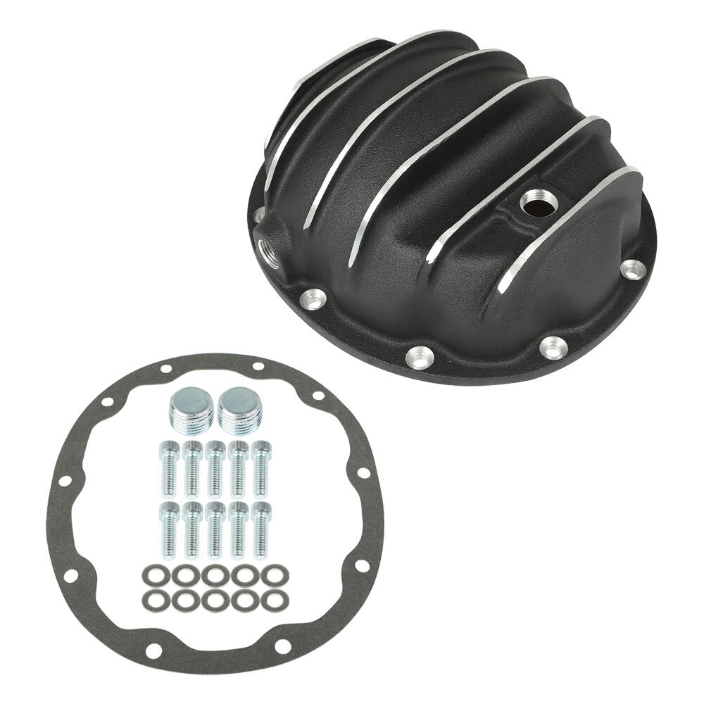 Suitable for Jeep , Dana 35 rear black differential cover with gasket and drain plug - n