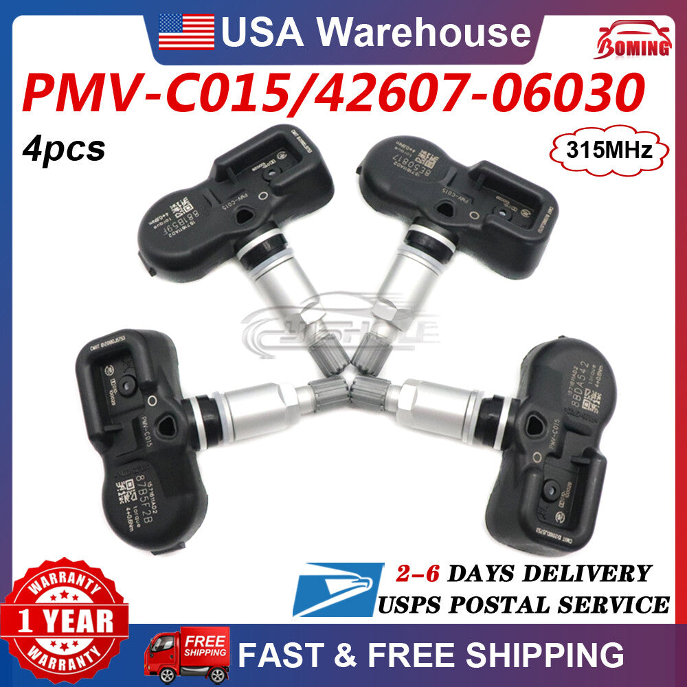 Set 4PCS TPMS TIRE PRESSURE SENSOR for Toyota Tacoma for Lexus PMV-C015 42607-06030