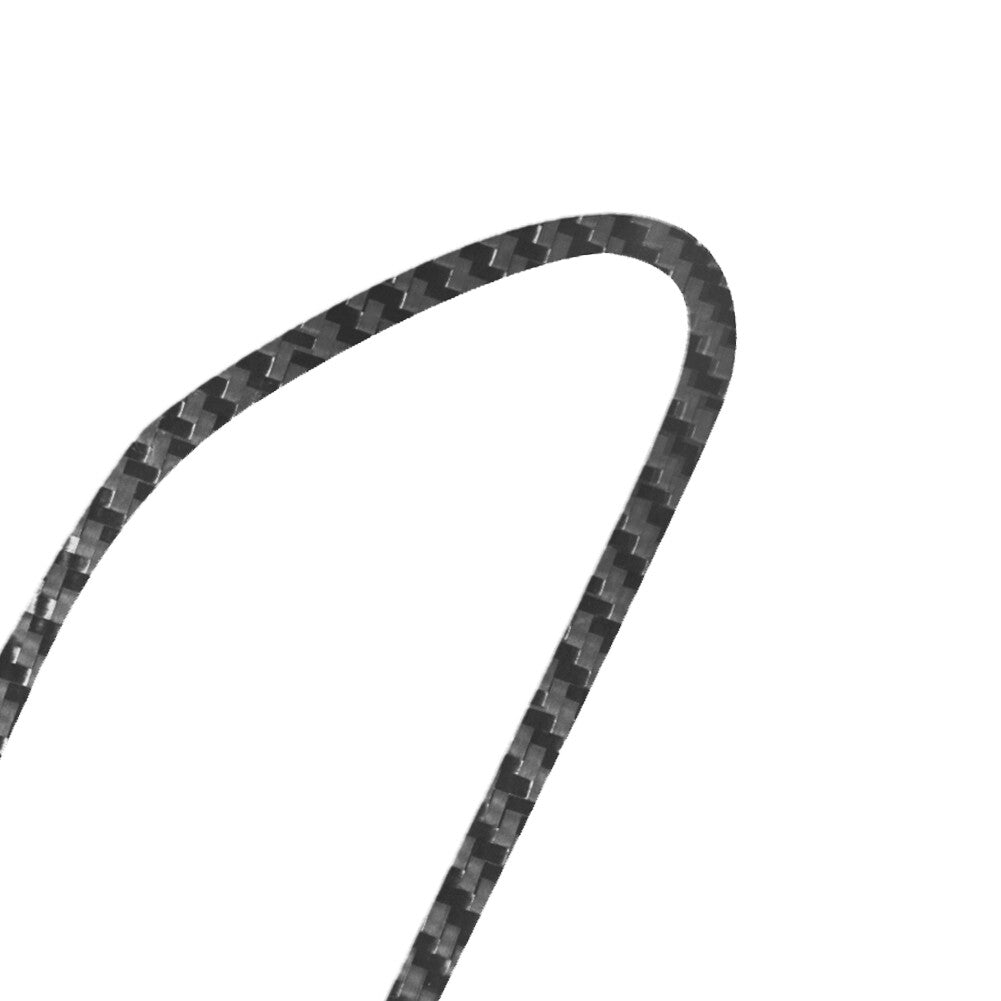 2Pcs Carbon Fiber Door Handle Frame Trim Cover Sticker for Audi TT 8N 2001-2006 v
