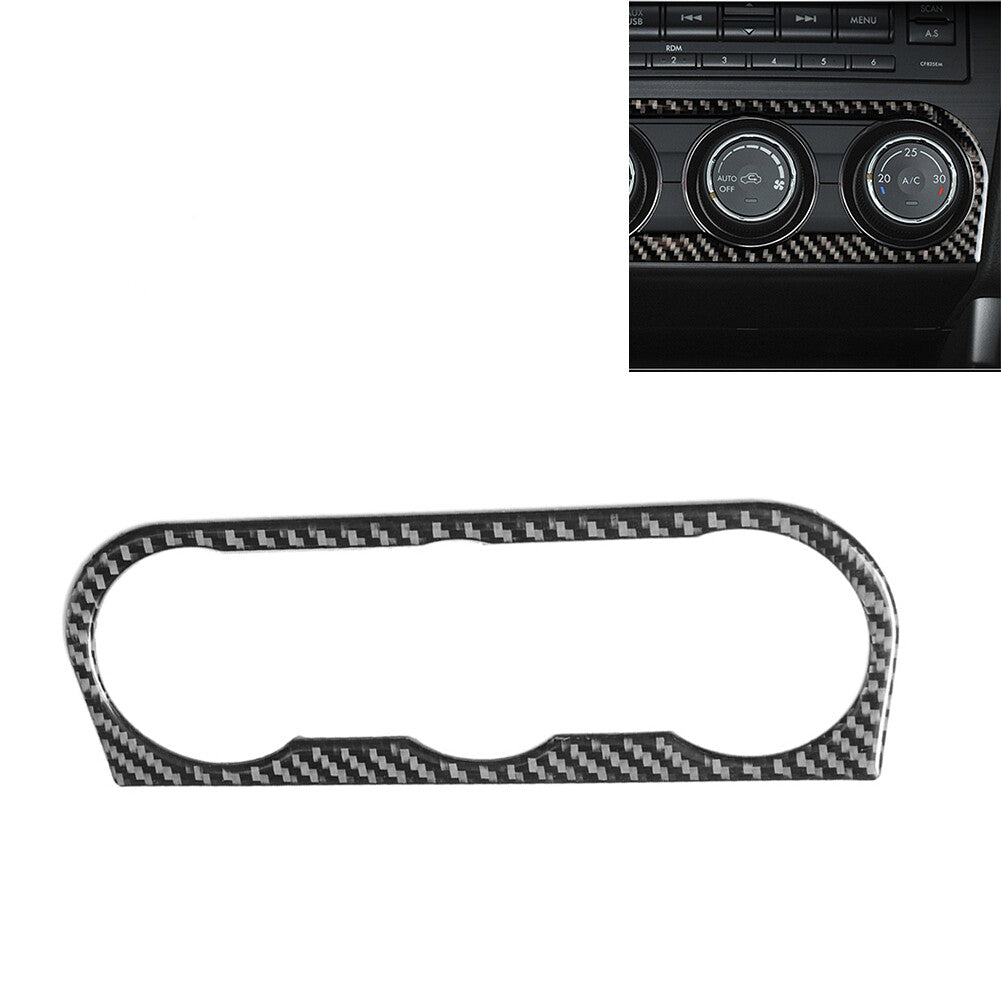 Red Carbon Fiber Steering Wheel Side Decorative Cover for Mustang 2005-2009 v