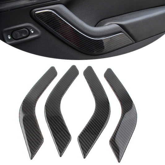 for Jeep for Wrangler JK 2011-17 Carbon Fiber Color Interior Door Handle Cover Trim