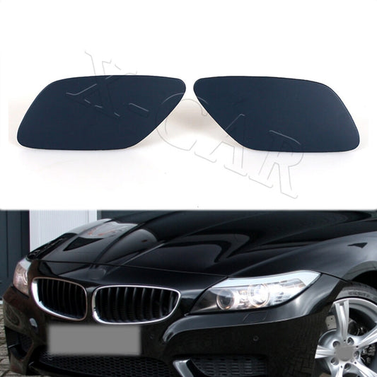 1 Pair black Front Bumper Headlight Washer Nozzle Cover for BMW Z4 E89 2009-2016
