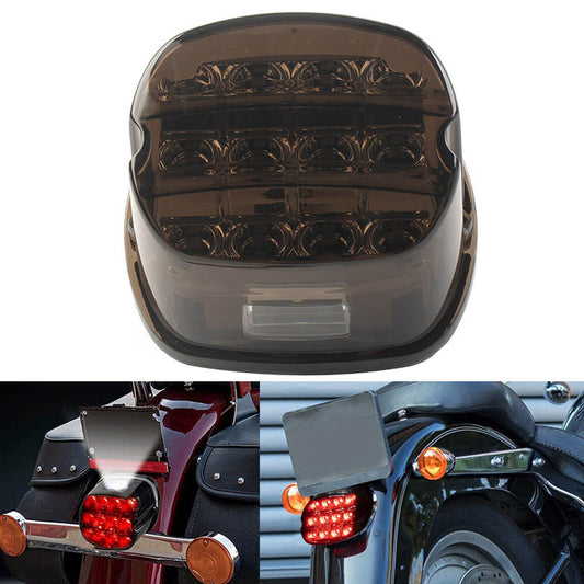 LED Brake Tail Light Fit for Harley Electra Glide Fatboy Ultra Limited Dyna Smoke