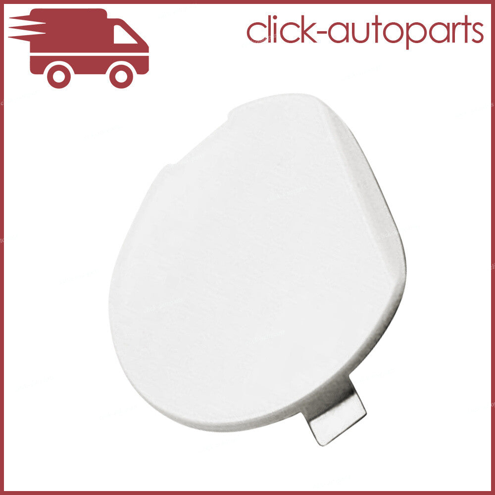 Front Bumper Tow Eye Hook Cover Fits 2014 2015 2016 for Mazda 3 White Unpaintetd Q