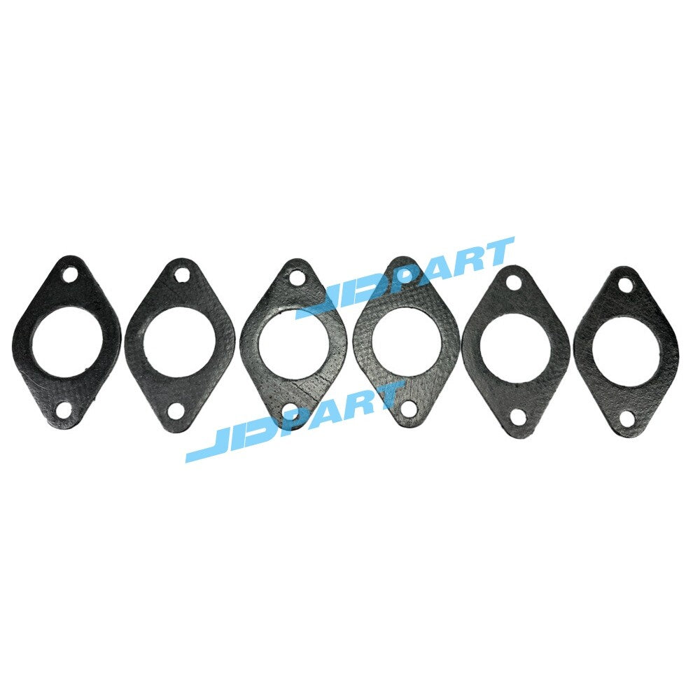 6-piece exhaust manifold gasket set 109-5313 for Caterpillar 345B C10 3406E engine parts