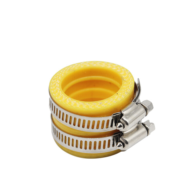 Yellow motorcycle carburetor rubber adapter 35 mm intake manifold suitable for Carb Q