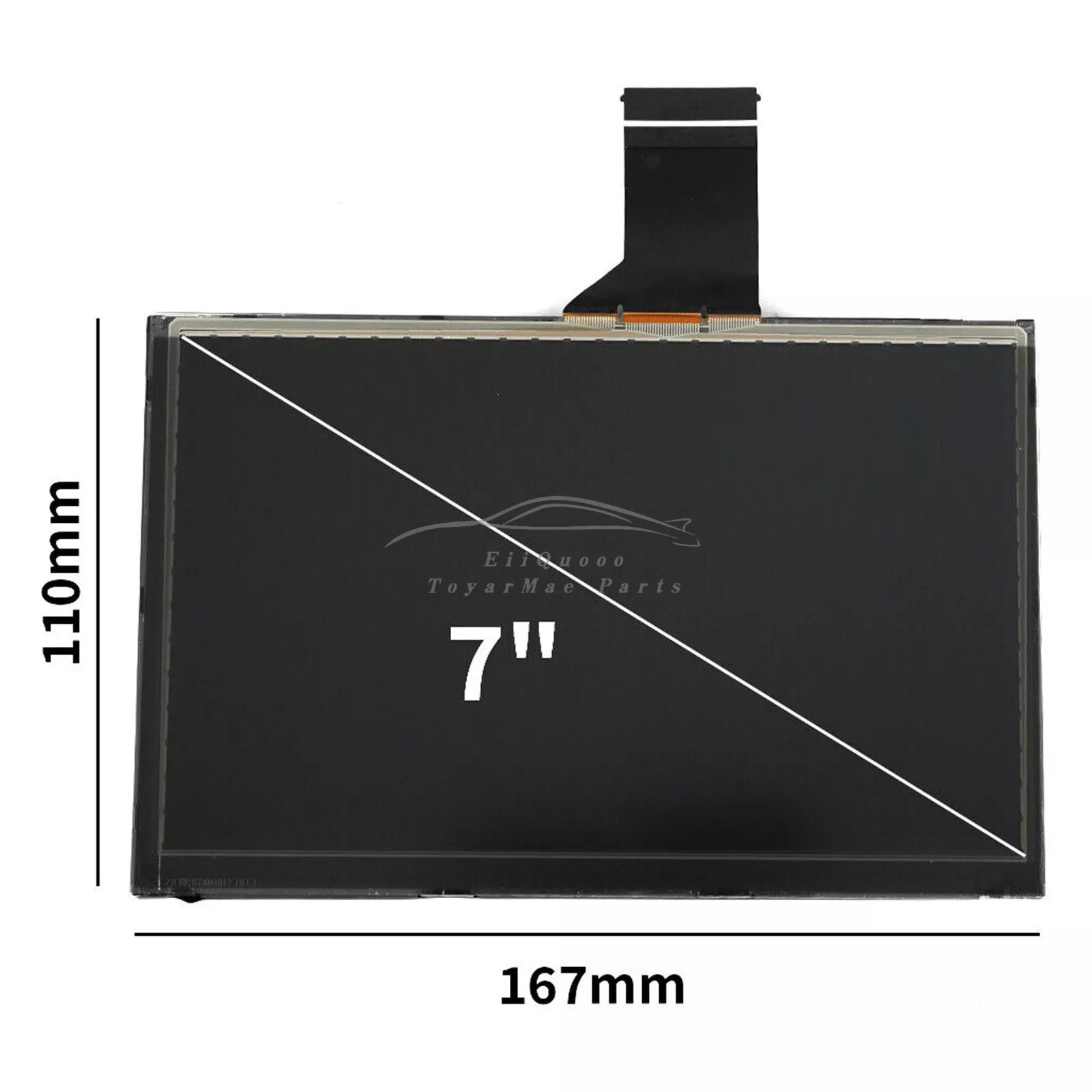 7 LCD Display Touch Screen Radio Navigation for Jeep Compass 2017-2020 WD