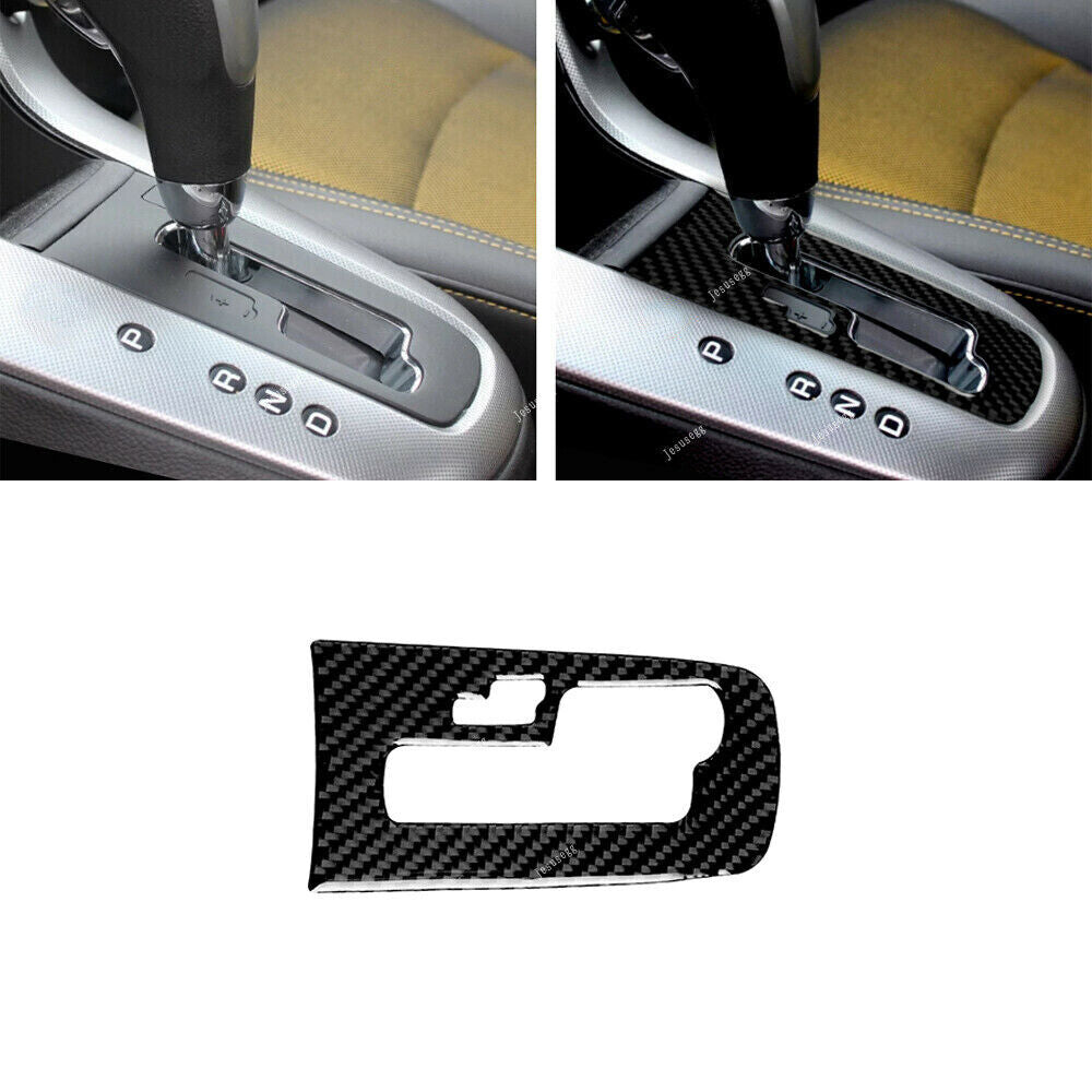 Carbon Fiber Center Console Gear Shift Box Cover Trim for Chevrolet for Cruze 09-15