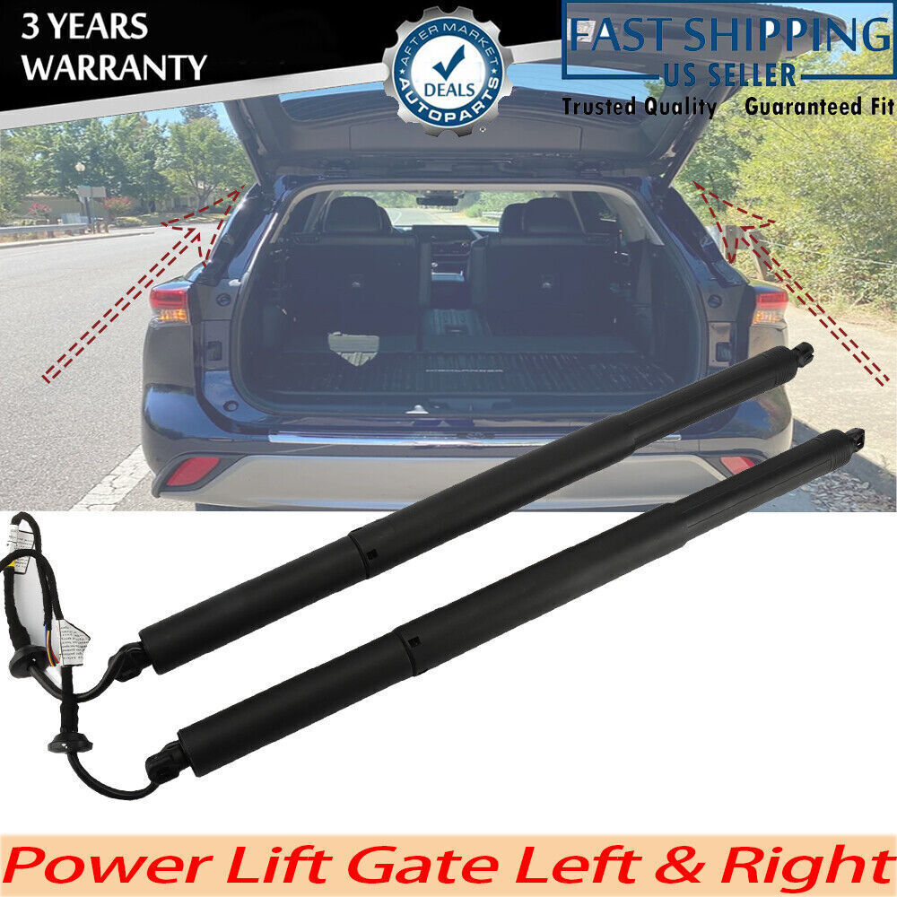 2x Tailgate Lifter Left & Right 68910-0E070 68920-0E050 For Highlander 2021-2023 Q