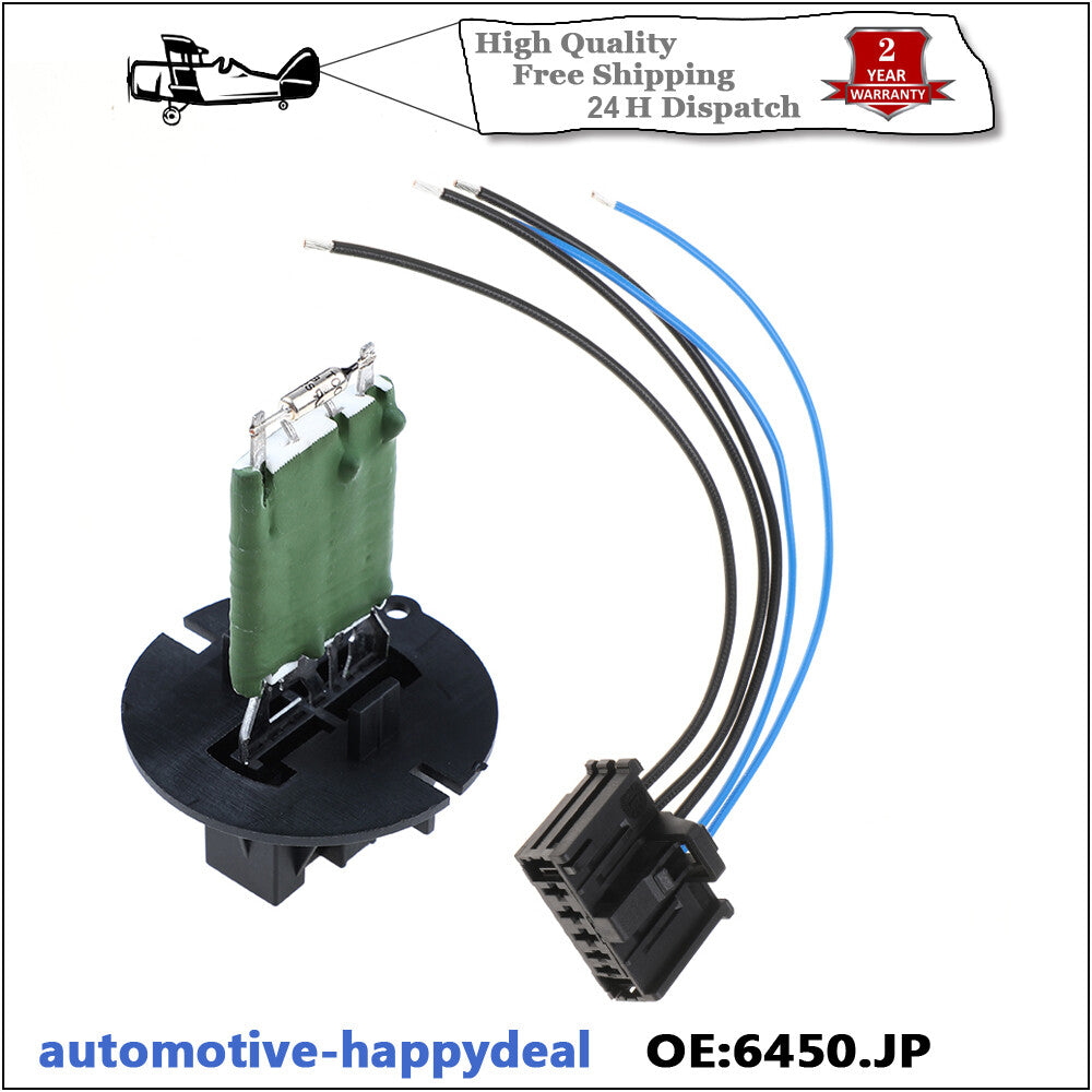 HEATER BLOWER MOTOR RESISTOR  WIRING LOOM CONNECTOR REPAIR KIT for PEUGEOT 307