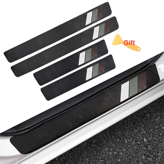4pcs for Toyota Tacoma Car Door Sill Plate Protector Scuff Anti Scratch Cover US