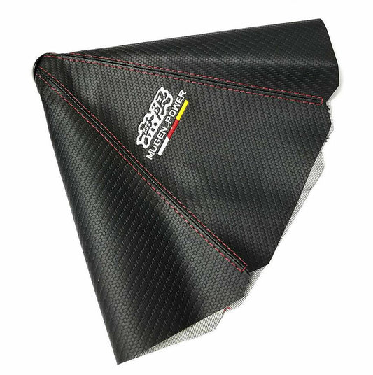 Car Gear Shift Knob Boot Racing Gearshift Protector Cover (Mugen, Black & Red, Suitable for Nissan )