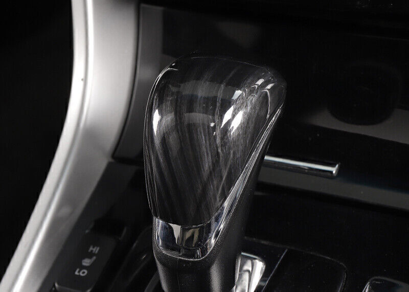 for Honda Accord 2014-17 Black Wood Inner Car Gear Shift Knob Cover Head Trim 1X