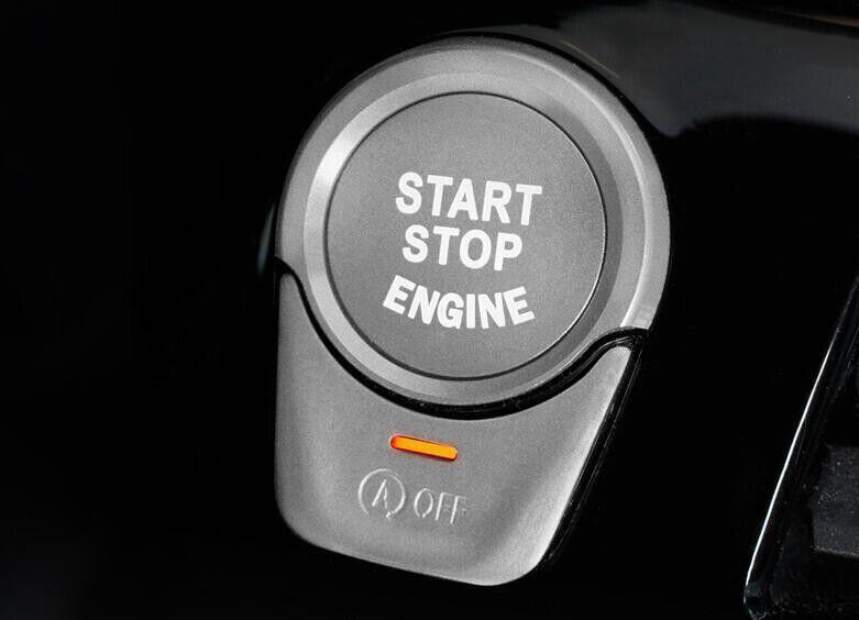 For 7 2016-22 Silver Aluminum Start Button Ignition Switch Cover Trim n