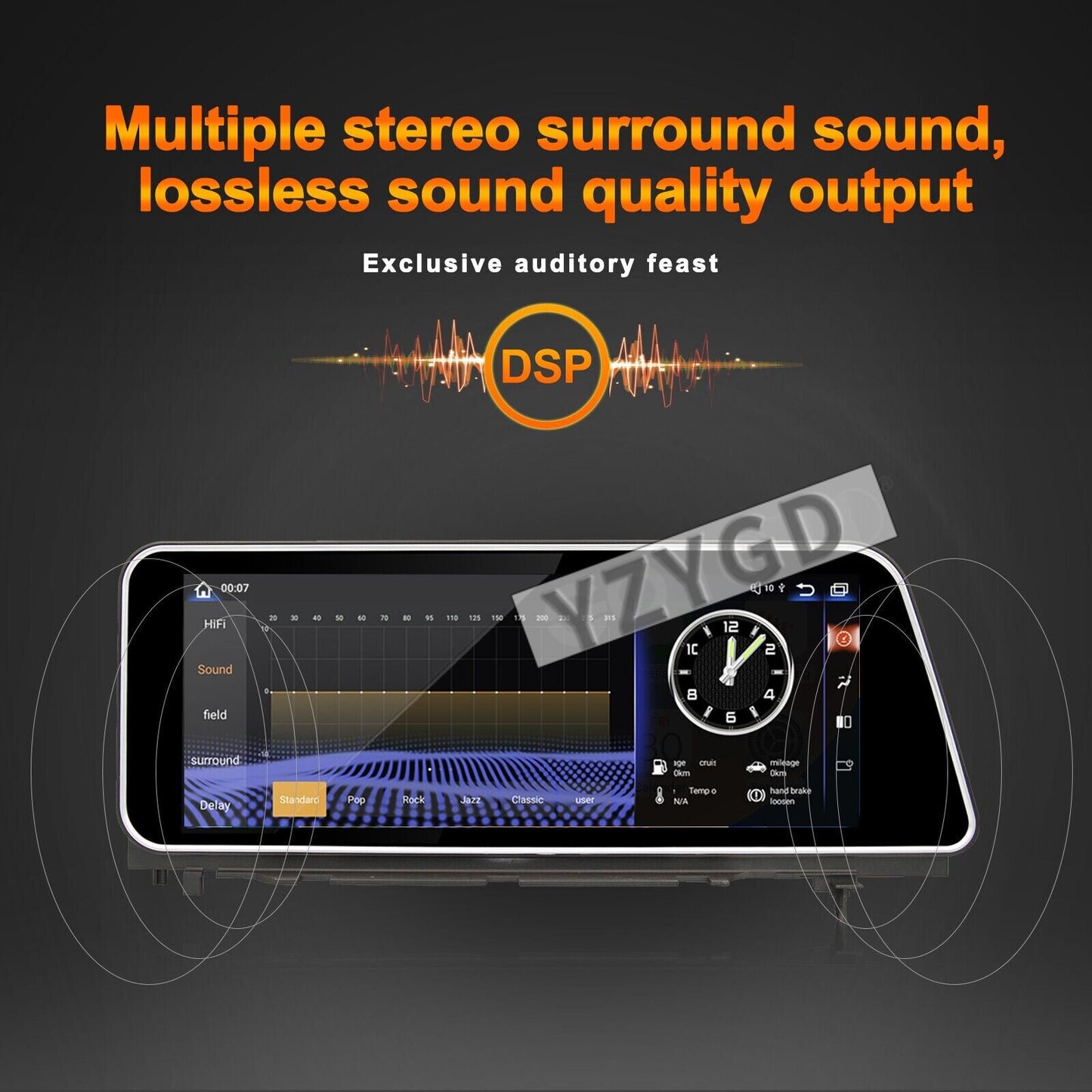 for Lexus for RX RX200t RX300 RX350 RX400h RX450h Android Car Radio Carplay Screen