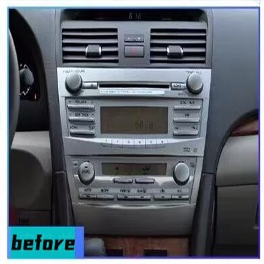 Fascia car stereo radio dashboard frame trim for Camry 2006-2011 (2DIN) n