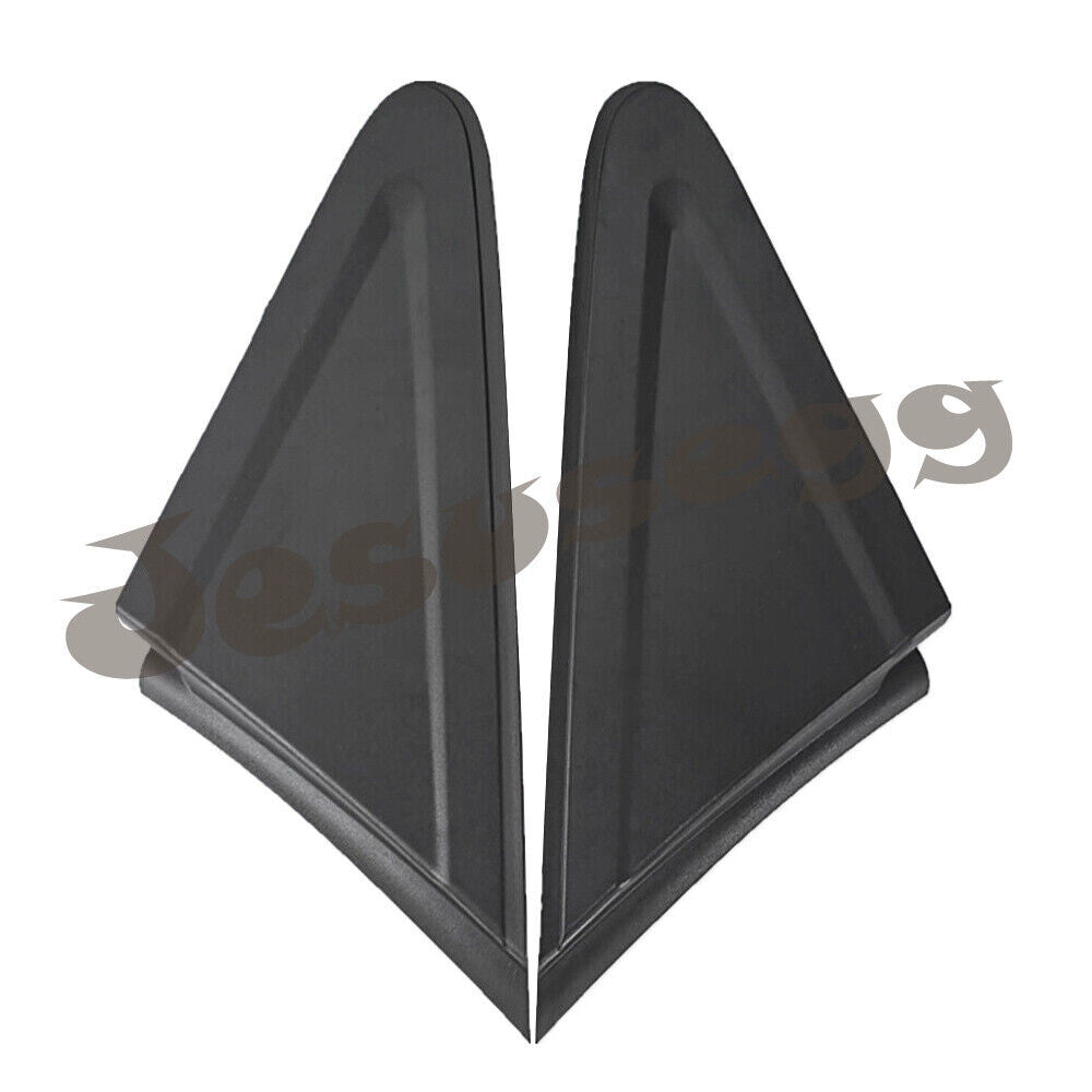 2x Left  Right for Honda for Civic 2012-15 Front Exterior Pillar Corner Trim Black