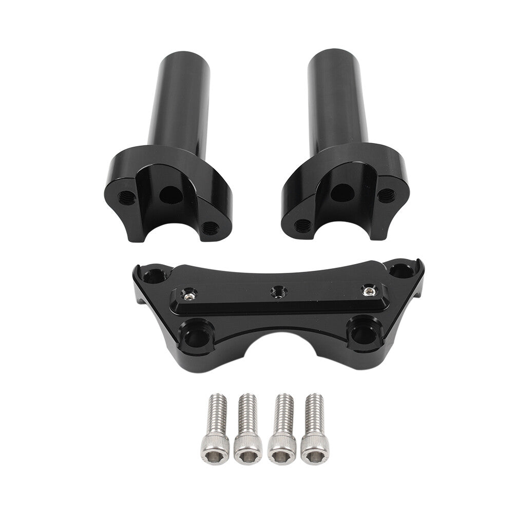 4.5 Handlebar Riser Top Clamp Mount Fit for Harley Sportster Dyna Softail Road King