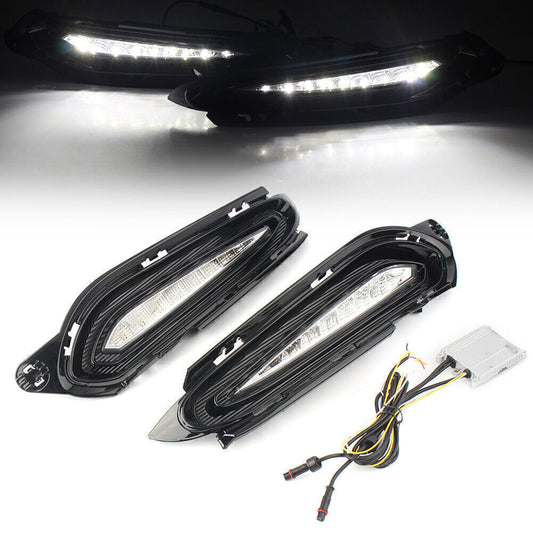 LED Turn Signal DRL Daytime Running Light Fog Lamp Fit for Honda HRV Vezel 2015-2018