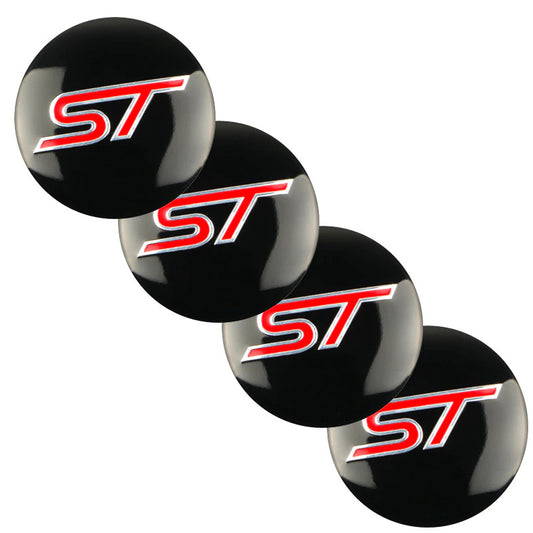4 Pcs Car Tire Flap Stem Air Dust Cover Premium Metallic Red White for Subaru - v