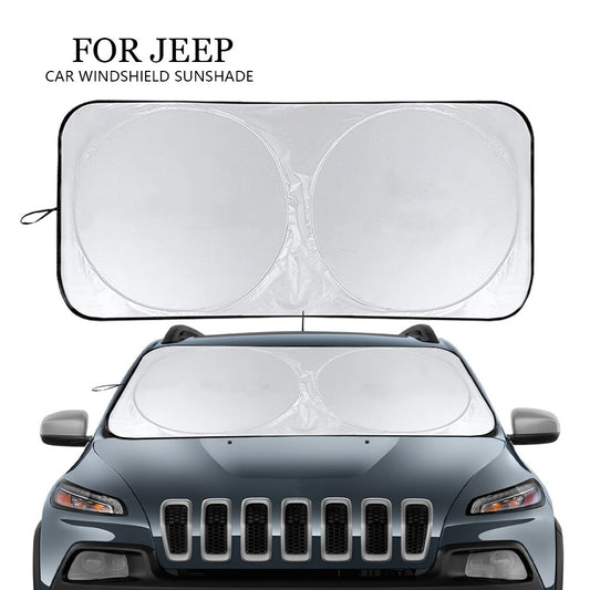 for Jeep Accessories Car Large Windshield Sun Shade UV Block Shield Visor Cover