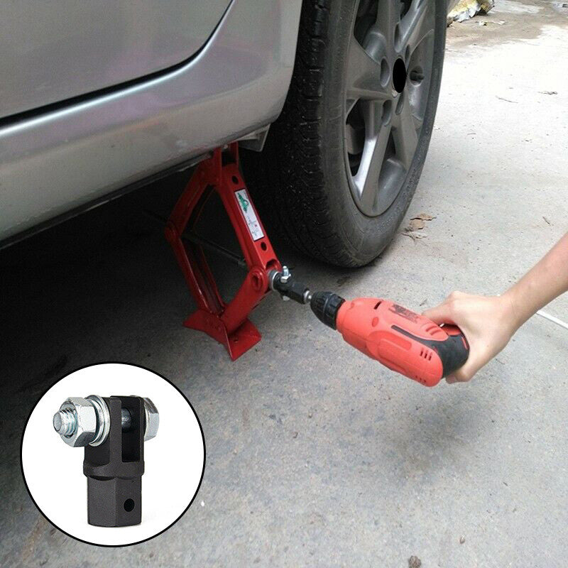 Scissor Jack Adapter 1/2 Inch Chrome Vanadium Steel Drive Impact Wrench Tool