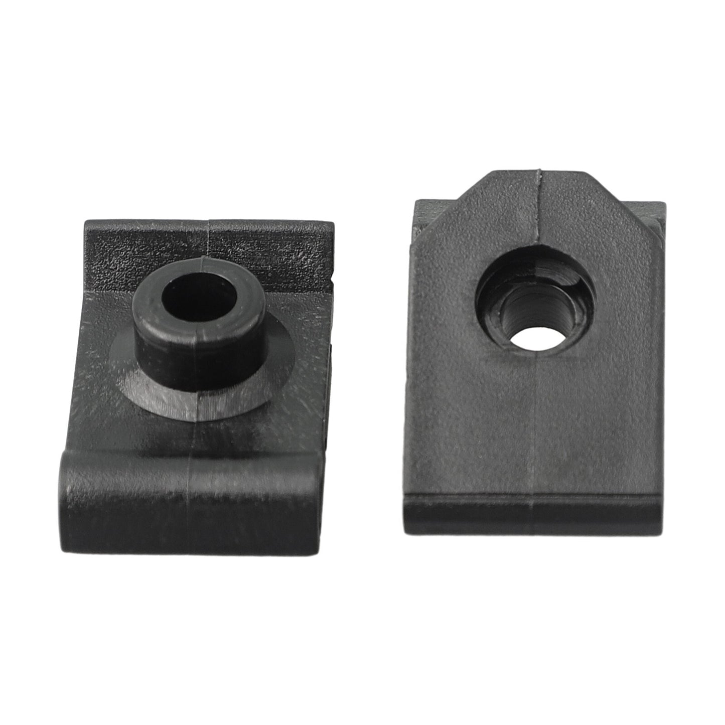Clip accessories, black expansion rivets, plastic push-type retainers Q