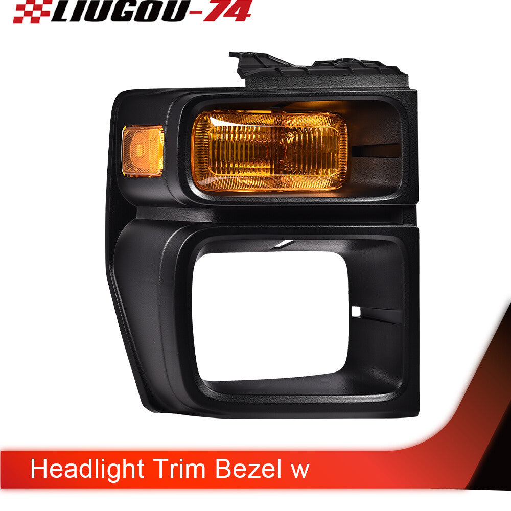 Headlight trim with parking turn signal light passenger right hand suitable for E150- v