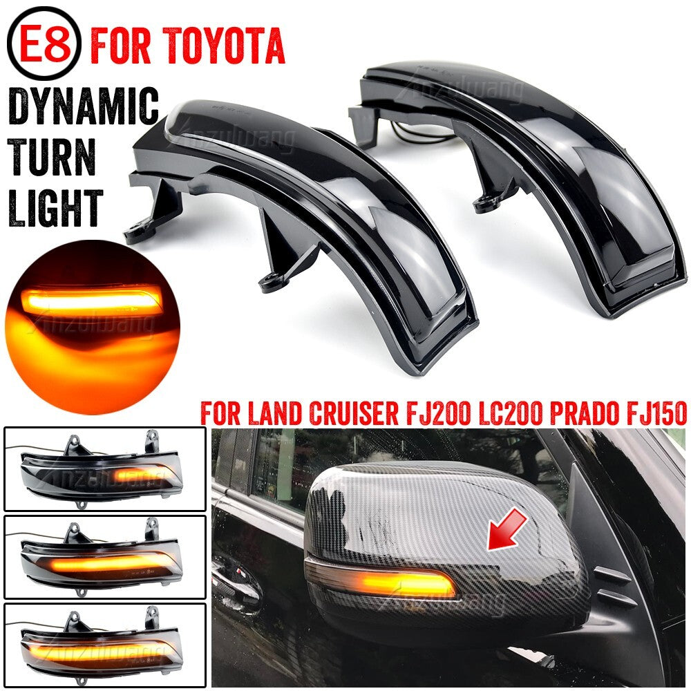 Dynamic Turn Light for Toyota for Land Cruiser FJ200 LC200 Prado FJ150 2010-2021