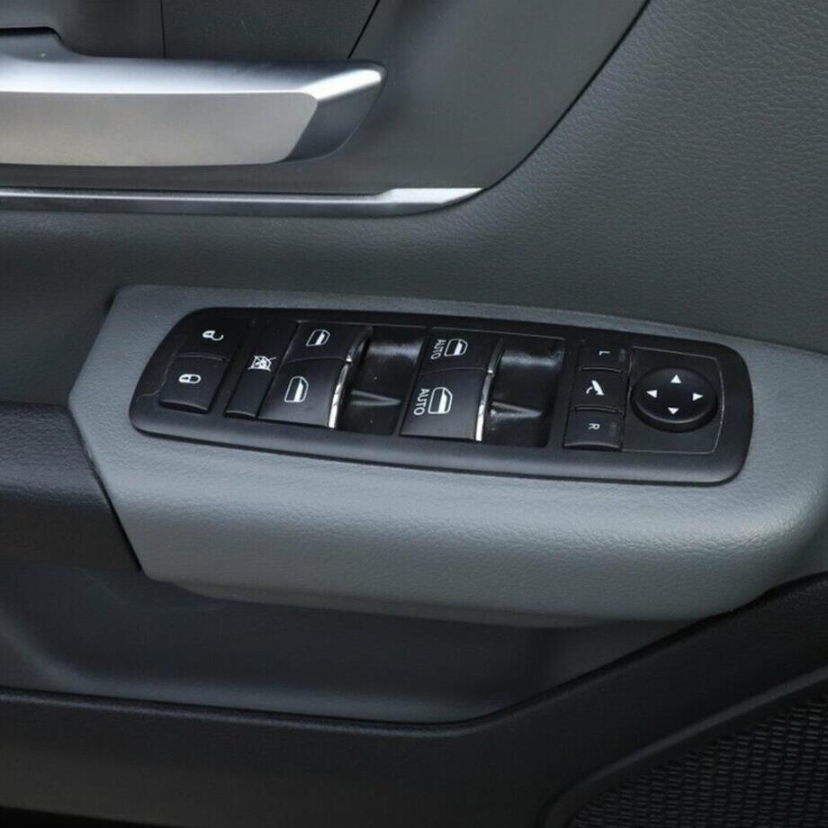 For 2011-2024 for Dodge Durango Chrome Window Lift Switch Button Cover Trim Sequins v