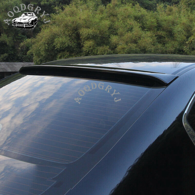 for Honda Accord 2014-17 Black ABS Rear Window Roof Lip Spoiler Visor Wing Trim