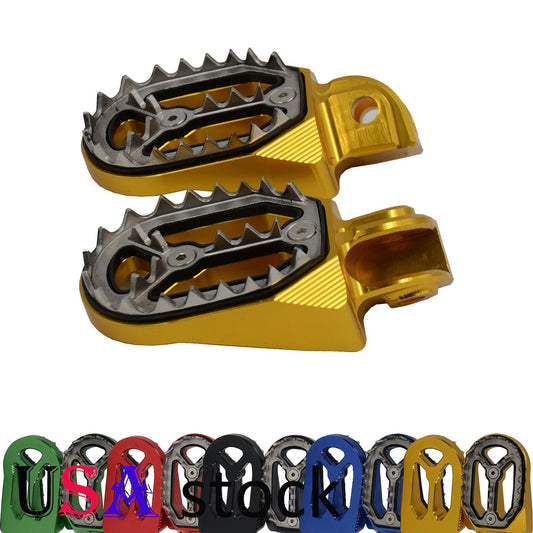 US Fat Foot Pegs Footrests For 50 65 85 125 250 SX 125-530 EXC EXCF 200-530 XCW Q
