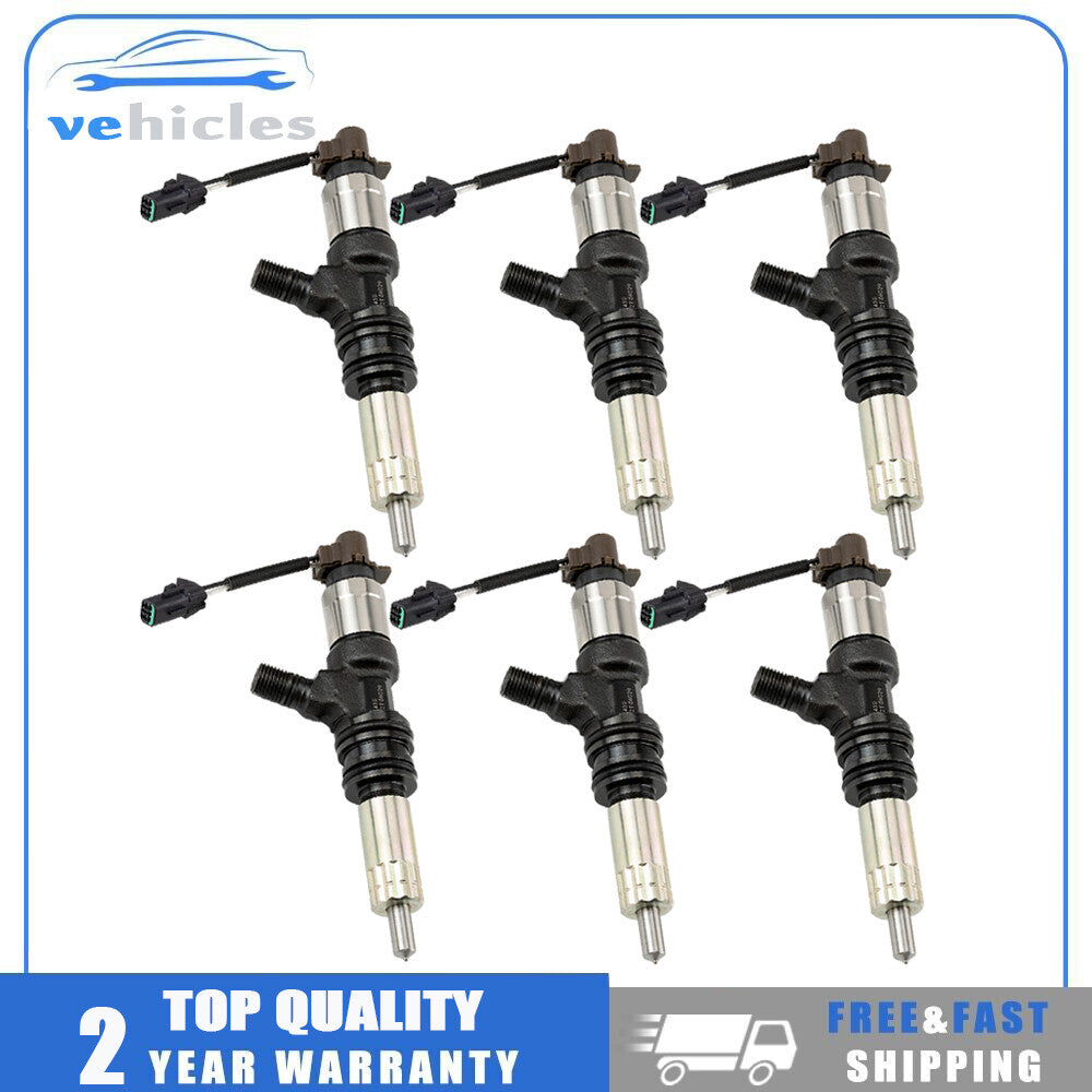 6 diesel fuel injectors 095000-5450 for Mitsubishi 6M60 Fuso engine ME302143